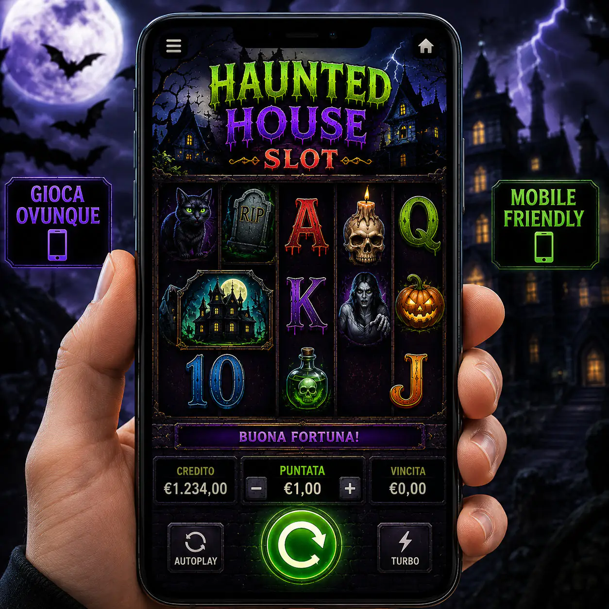 Haunted House Slot Gratis da mobile